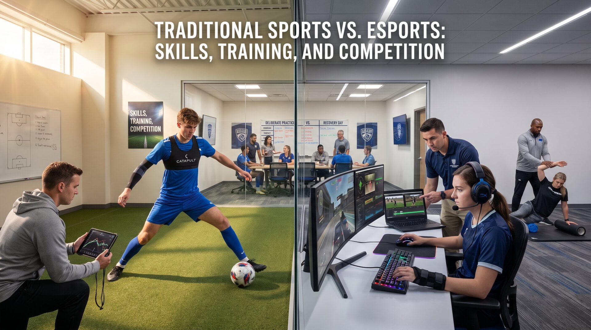 Traditional Sports vs. Esports: Skills, Training, and Competition