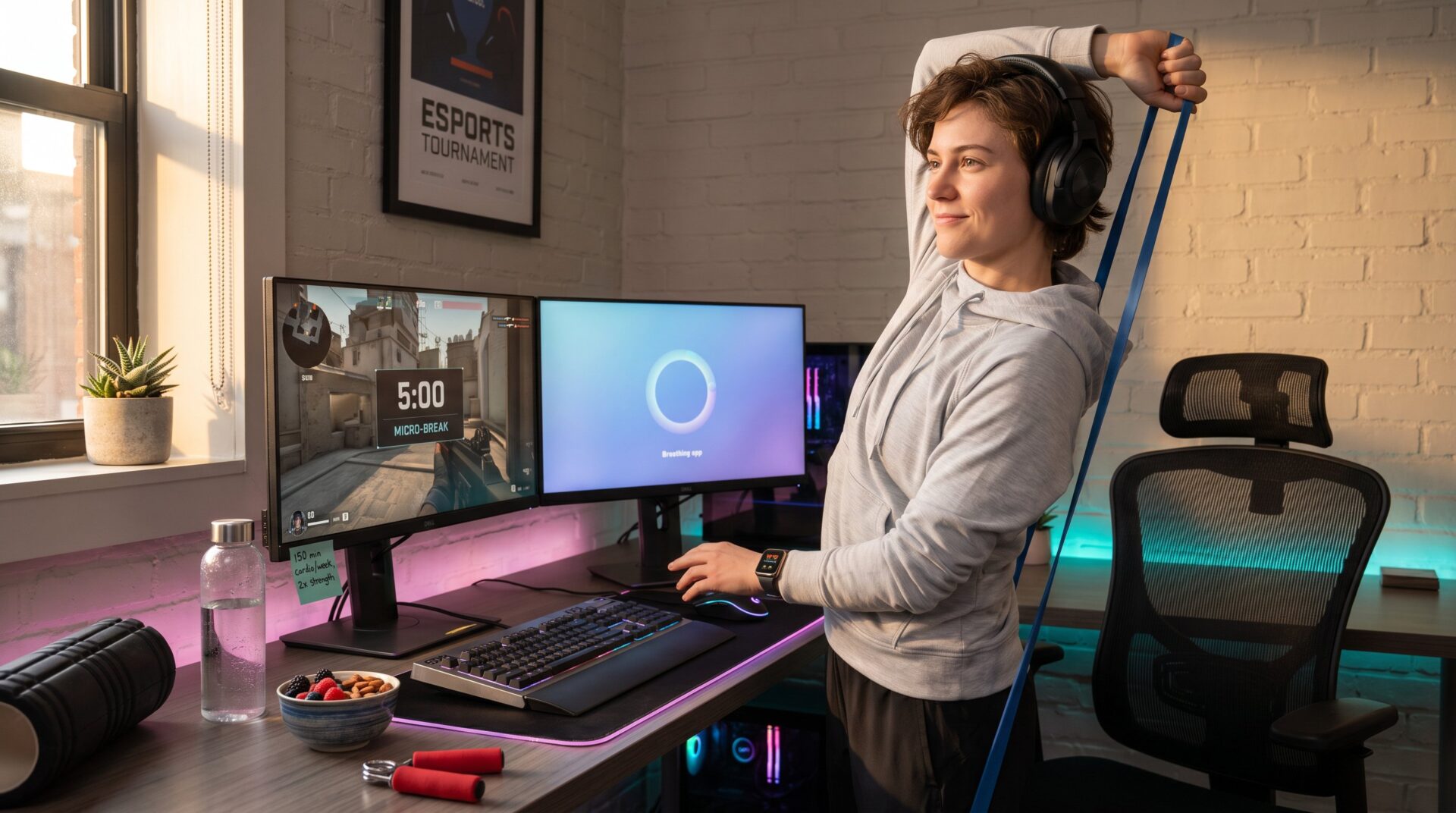 Mental and Physical Wellness for Competitive Gamers